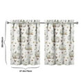 thumbnail image 4 of Fall Kitchen Curtains 36 Inch Short - 2 Panel Set, Autumn Harvest Print, Rod Pocket Window Treatment for Thanksgiving, Farmhouse, Cafe, Living Room - Machine Washable, 4 of 4