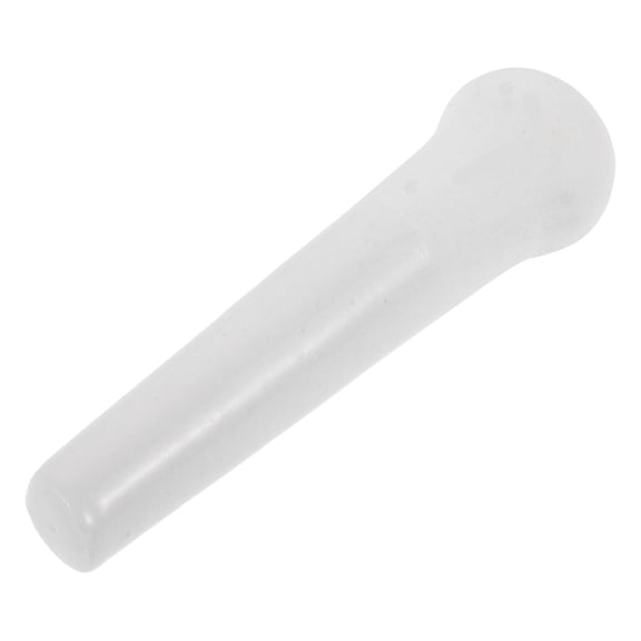 TABLZONE White Ceramic Pestle for Home Use Smooth Handle Easy to Clean Kitchen Tool