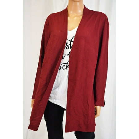 ribbed duster cardigan