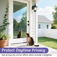 thumbnail image 3 of Pigo Window Privacy Film One Way Window Tint for Home, Removable Reflective Heat Sun Blocking Anti UV Glass Door Covering, Mirror Tinting Film House Office, 17.5 x 118 inches, Black Silver, 3 of 9