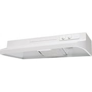 Air King Designer DS Series DS1303 Range Hood, 200 cfm, 30 in W, 12 in D, 6 in H, Cold Rolled Steel, White