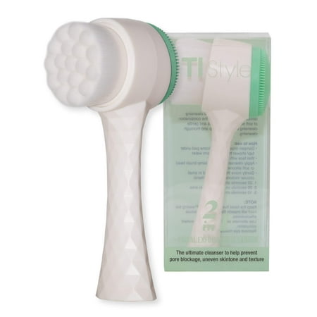2 in 1 Face Brush for Cleansing and Exfoliating - Facial Cleaning Brush with Soft Bristles - Scrubber to Massage and Scrub Your Skin - Deep Pore Exfoliation, Wash Makeup, Massaging, Acne (Best Way To Exfoliate Your Face)