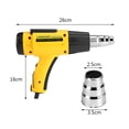 thumbnail image 2 of LODESTAR 2000W LCD Digital Electric Hot Air Gun Handheld Heat Adjustable Welding Tool, 2 of 8