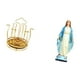 thumbnail image 5 of Soporte giratorio para secar tazas, organizador de tazas con elegante figura de dama, estatua de María, adorno religioso de Jesús, artesanías, escultu, 5 of 8