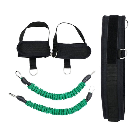 Dickly Boxing Resistance Bands Set Durable Speed Agility Training Workout Band for Yoga green 40 pounds