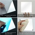 thumbnail image 2 of DIY Decor: Silver Flexible Mirror Sheets, Cuttable Mirror Wall Stickers For Enhancing Your Space With A Reflective Effect And Durable Smooth Surface (30 X 30 Cm), 2 of 5