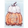 thumbnail image 1 of Magnolia Gardens M080165 13 x 18 in. Pumpkin Stack Polyester Garden Flag, 1 of 1