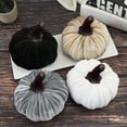 thumbnail image 7 of Fall Pumpkin Decorations, Artificial Faux Velvet Halloween Pumpkins Decor Foam Pumpkins for Farmhouse Fall Wedding Thanksgiving Table Centerpiece Mantel Bowl Decorations, 7 of 7