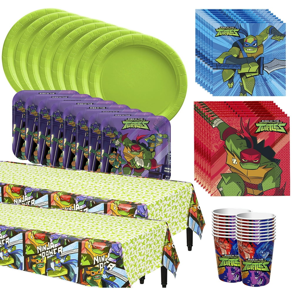 Party City Teenage Mutant Ninja Turtles Birthay Party Supplies, With
