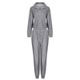 thumbnail image 2 of Babysbule Lounge Sets for Women Women Casual Stylish Clothes Reflective Set Long Sleeve Crop Tops Pants Ladies Suit Tracksuit Homewear, 2 of 9