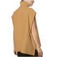 thumbnail image 4 of Lilgiuy Women's Turtleneck Knit Sweater Vest Casual Sleeveless Summer Trendy Solid Color Pullover Tank Tops for Leggings Jeans or Shorts, 4 of 5