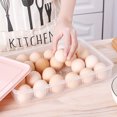 GZHOUFDXINX BPAFree Stackable Egg Holder for Refrigerator Convenient