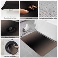 thumbnail image 6 of Brown Black Ombre Bath Mat 3 Piece Bathroom Rug Set, Modern Gradient Abstract Art Non Slip Bath Rug Contour Mat and Toilet Lid Cover, Absorbent Shower Mats Soft Bath Rugs and Mats Sets, 6 of 8