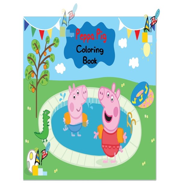 Peppa Pig Coloring Book : High-quality Peppa Pig Coloring Book With Cool Images For All Kids (Paperback)