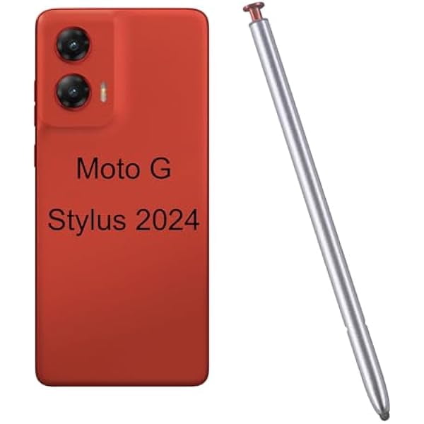 LinQingQ G Stylus 5G 2024 Pen Replacement for Moto G Stylus 5G 2024 Stylus Pen Replacement for Motorola Moto G Stylus 5G 2024 XT2419 All Version S Pen(Scarlet Wave)
