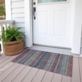 thumbnail image 6 of Addison Rugs Chantille Indoor/Outdoor Transitional Stripes Taupe Washable Rectangle Rug, 1'8" x 2'6", 6 of 6