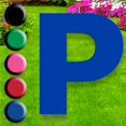 thumbnail image 1 of Advanced Graphics 3410 20 x 15 in. Letter P Yard Sign, Black, 1 of 1
