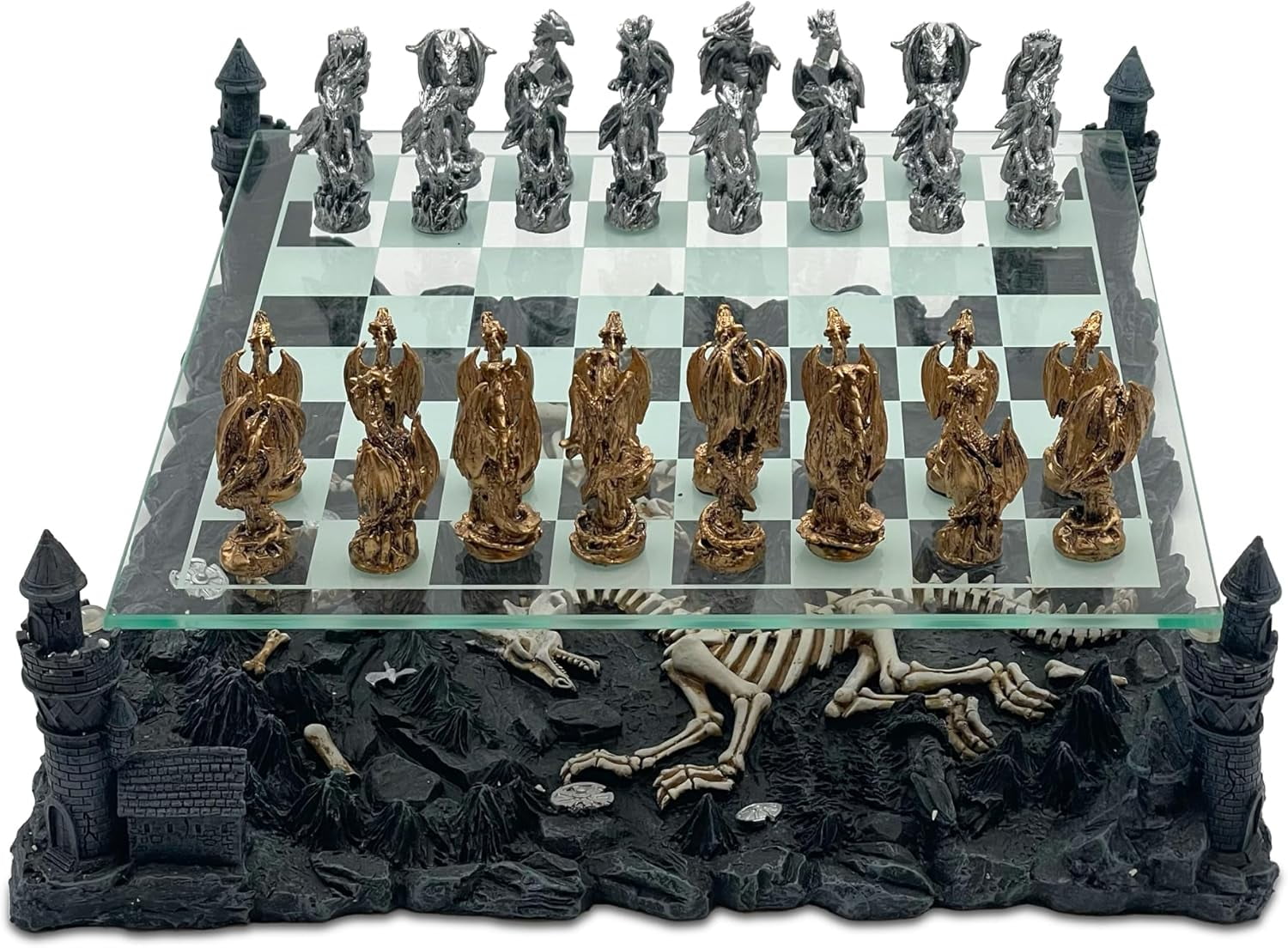 King Arthur Legend Chess Set With Glass Board - Walmart.com