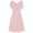 Pink, variant on Women formal Wedding Dress Bridesmaid High-Waist Party Ball Prom Gown Cocktail Dress Pink L