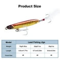 thumbnail image 4 of Goture Fishing Jigs 3D Eyes Jigging Lure Lead Vertical Jig Saltwater Artificial Bait Boat Fishing Lure, 4 of 6