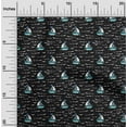 thumbnail image 1 of oneOone Cotton Poplin Fabric Waves & Sailboat Ocean Print Fabric BTY 42 Inch Wide, 1 of 4