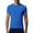 Blue, variant on Kmdttou Adult Short Sleeve Crew Neck T-Shirt Solid Color Outdoor Running Sports Breathable Short Sleeve on Clearance (Size:S-4XL)
