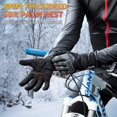 thumbnail image 4 of JM (Talla M) Guantes de Ciclismo para Hombres Guantes de Invierno Guantes de Dedo Completo para Exteriores para Hombres Pantalla táctil Militar Guantes tácticos de Nudillos de Goma Dura para Ciclismo Senderismo Motocicleta Negro JM, 4 of 5