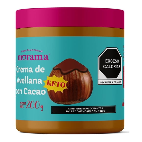 Crema de avellana con cacao Morama keto 200 g