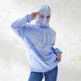 thumbnail image 5 of KOMOO Women Quarter Zip Pullover Hoodie Loose Rhinestone Zip Up Hoodies Long Sleeve Oversized Skull Zipper Hooded Jacket, 5 of 8