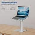 thumbnail image 3 of Laptop Stand Ergonomic Adjustable Notebook Stand Laptop Riser for Standing Work Computer Holder Compatible with Air Pro Dell HP Lenovo More ” Laptops, 3 of 9