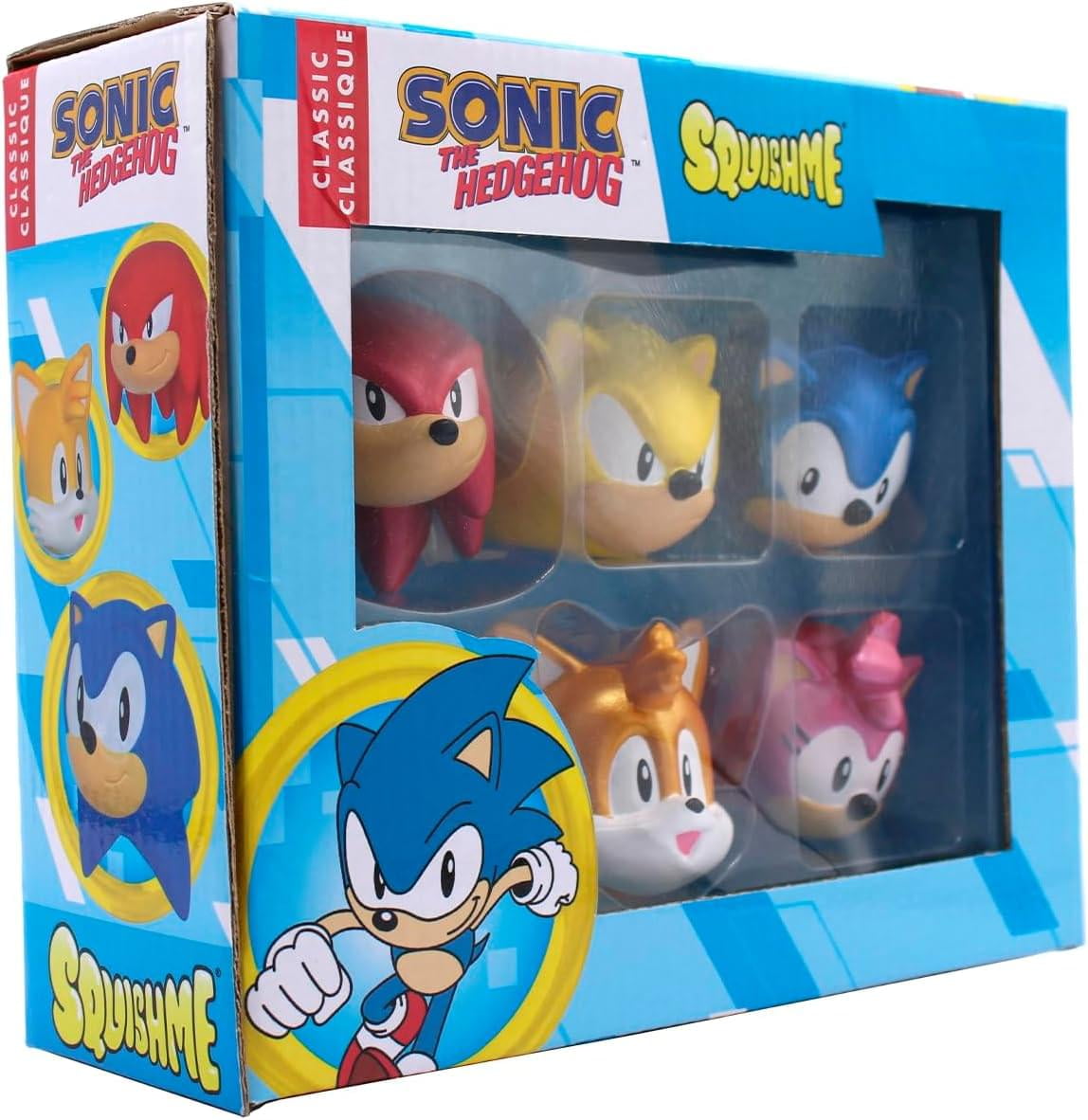 Sonic The Hedgehog 5-Piece SquishMe Collectors Box - Novelty & Gag