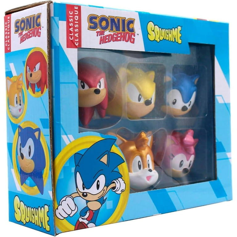Sonic The Hedgehog 5-Piece SquishMe Collector's Set - Novelty Toys