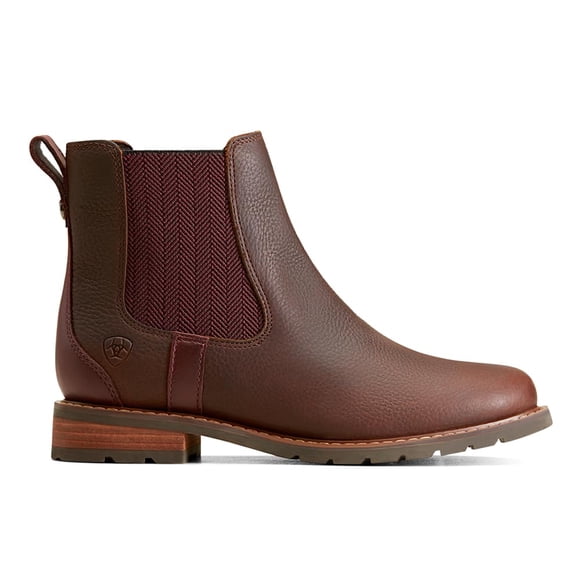 Bota ARIAT Wexford Waterproof Chelsea Marrón Oscuro para Mujer