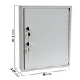 thumbnail image 3 of Armario para llaves BankSupplies STEELMASTER de 110 llaves con doble cerradura, 3 of 7