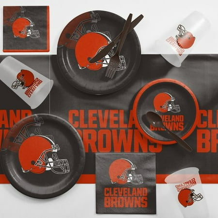 Cleveland Browns Game Day Party Supplies Kit