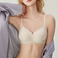 thumbnail image 6 of Kaemgyyd Womens Wireless Bras Comfortable Full Coverage Supportive Tshirt Bra No Underwire Seamless Push up Everyday Bralettes, 6 of 6
