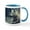 White/Blue Inside, variant on CafePress - White Wolf Mugs - 11 oz Ceramic Mug - Novelty Coffee Tea Cup