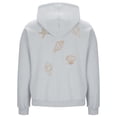 thumbnail image 6 of Ltctricy Hoodies for Women Soft Casual Long Sleeve Embroidered Hooded Sweatshirts Pullover Sweater Tops with Pockets(Gray,Medium), 6 of 7