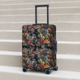 thumbnail image 6 of Hirioo Multicolored Butterflies C for Elasticity Suitcase Cover (No luggage Included) Durable Luggage Protector Fits 18-32 Inch Luggage-X-Large, 6 of 7