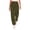 Green, variant on Women's High Waist Jogger Pants with Pockets - Athletic Track Pants, Loose Fit Yoga Running Pants with Adjustable Drawstring & Elastic Ankle RD3 M