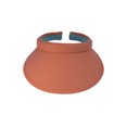 thumbnail image 2 of Top Headwear Sports Cotton Twill Clip-On Visor 3.5 Inch Wide Brim, Coral, 2 of 4
