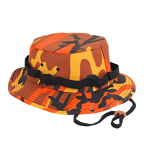 Savage Orange Camo Jungle Hat 