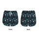 thumbnail image 3 of Balery Animal Footprints Pantalones cortos deportivos para mujer con forro y dos bolsillos, elásticos, para entrenamiento, gimnasio, yoga-Large, 3 of 7