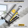 thumbnail image 2 of Joreek Electric Stair Climbing Dolly 400lb Max Load Heavy Duty 130W Motor Powered Stair Climber Dolly Cart 6 Wheels Motor Battery Powered, 2 of 5
