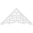 thumbnail image 2 of Ekena Millwork 36"W x 18"H x 1"P (12/12) Pitch Athens Architectural Grade PVC Gable Pediment, 2 of 5