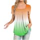 thumbnail image 1 of Blusas de Manga Corta para las Mujeres, Blusa de Camiseta Suelta Casual Hecha de Tela Cómoda para Todo el Uso Diario de Temporada, Blusas para las Mujeres Casual, 1 of 4