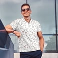 thumbnail image 6 of Balery Funny Chicken Printed Men’s Short Sleeve Polo Shirt, Midweight Men's Shirt,Golf Polo shirts -XX-Large, 6 of 8