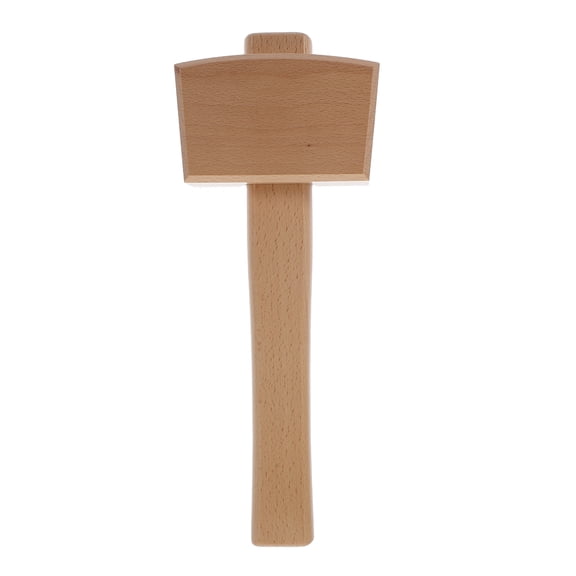 UPOUART Wooden DIY Tool Wood Mallet Khaki Ergonomic For Craft 1Pack