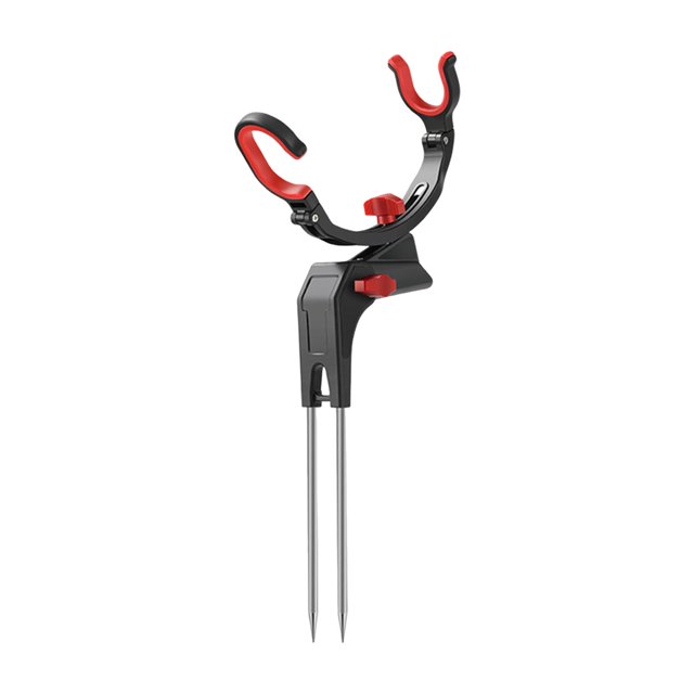Almencla Support de Canne à Pêche pour Pêche en Bordure Extérieure Angle Réglable Accessoire Équipement Support Simple