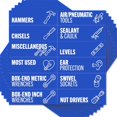 thumbnail image 1 of 80pcs Toolbox Organization Magnetic Labels, Tool Chest Organizer Labels Magnetic Tool Drawer Stickers, Strong Magnets with Icons for Steel Tools Chest Drawer Organization & Decoration, 1 of 8